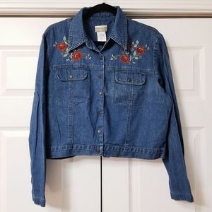 SOLD Coldwater Creek Embroidered Denim Jacket